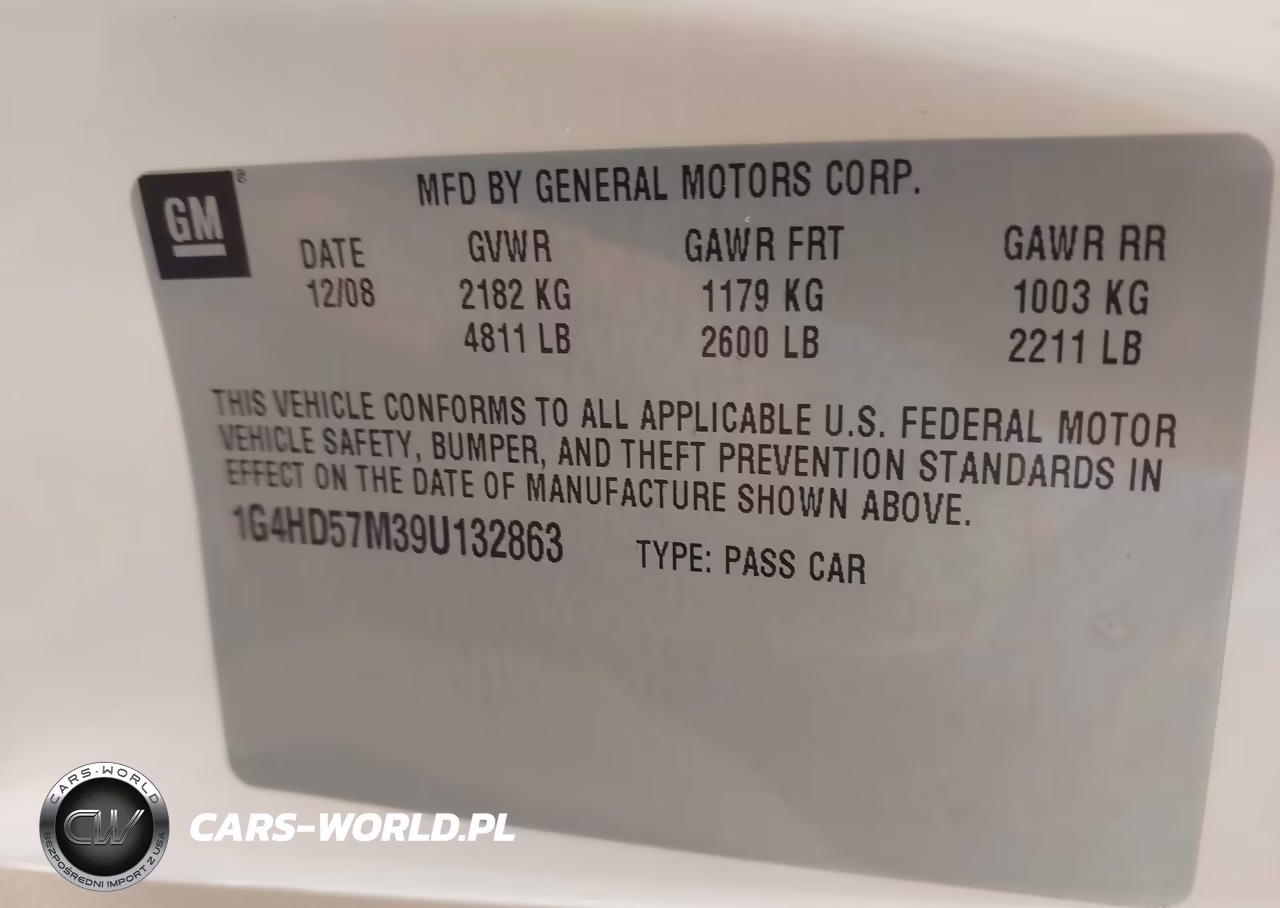 2009 Buick Lucerne Cxl Special Edition VIN:1G4HD57M39U132863 - 9