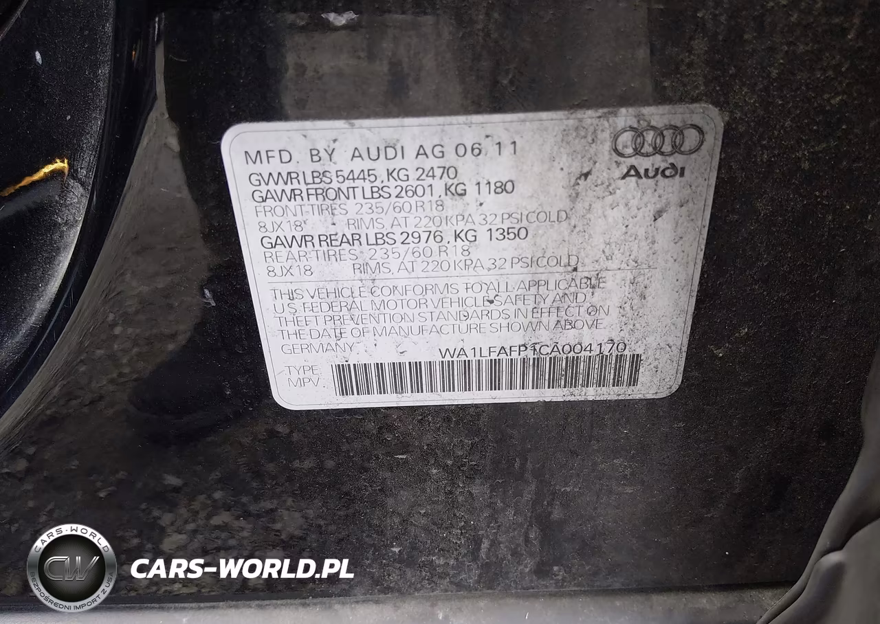 2012 Audi Q5 2.0T Premium VIN:WA1LFAFP1CA004170 - 9