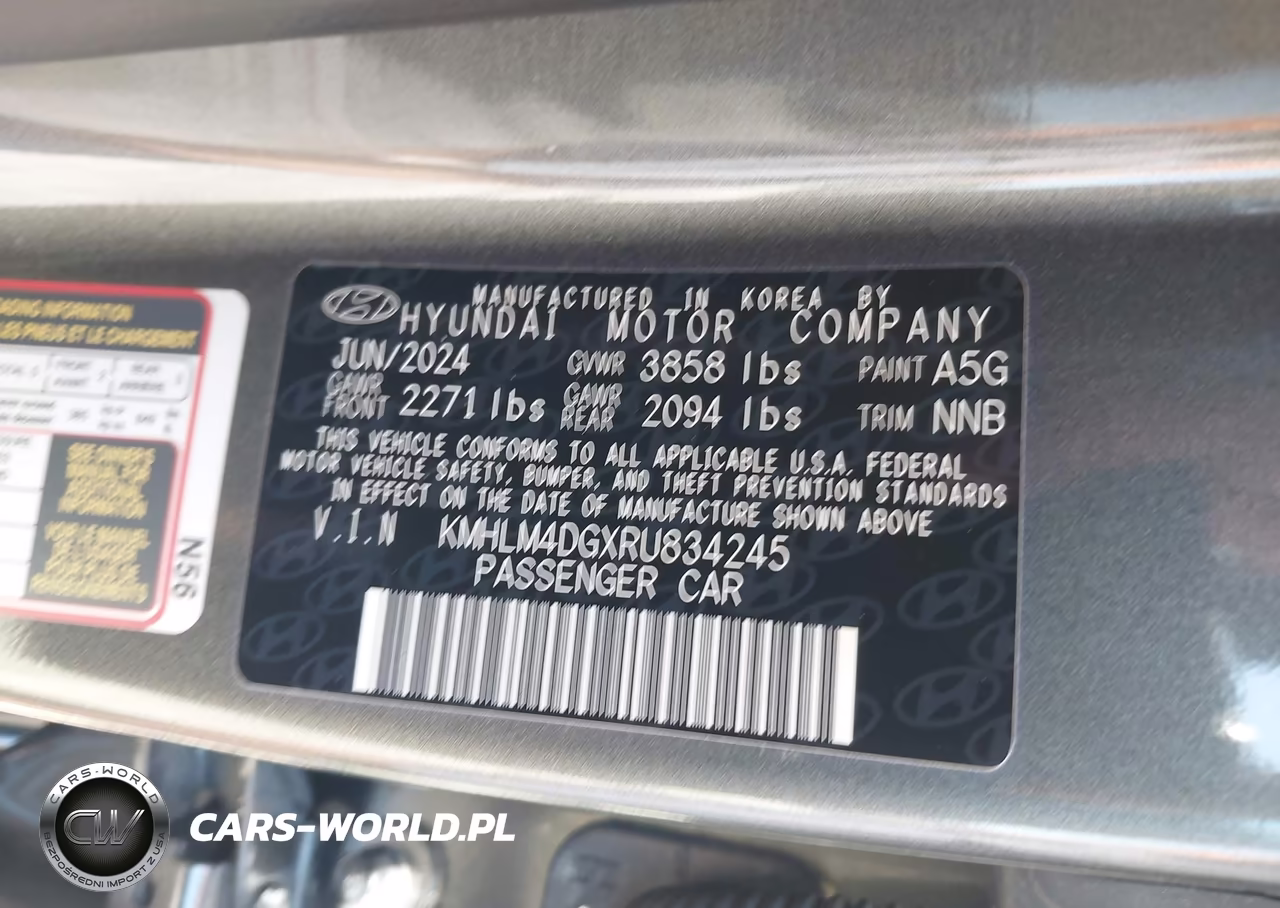 2024 Hyundai Elantra Sel VIN:KMHLM4DGXRU834245 - 9