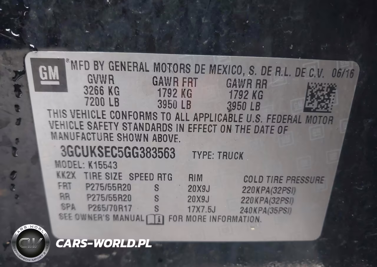 2016 Chevrolet Silverado 1500 Ltz VIN:3GCUKSEC5GG383563 - 9