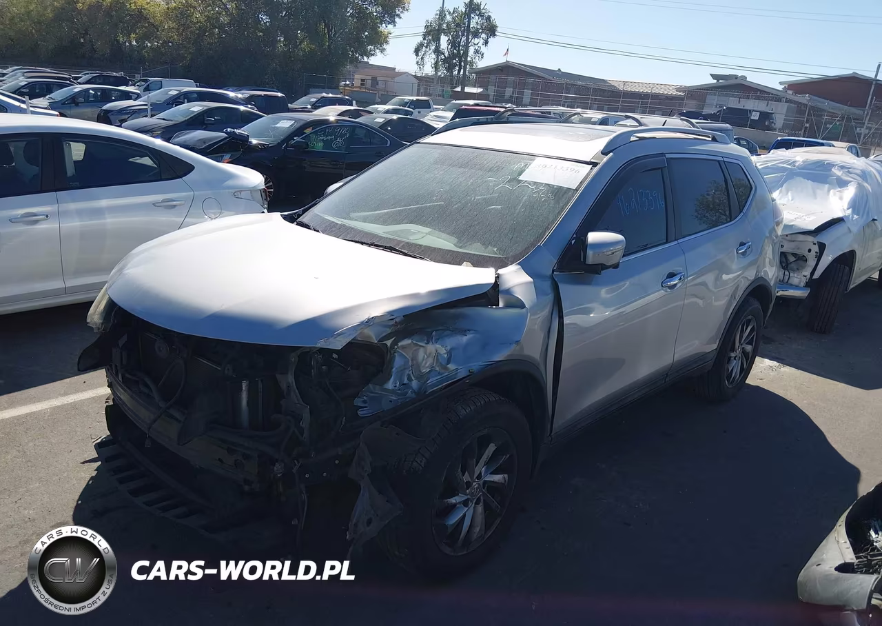 2014 Nissan Rogue S-Sl-Sv VIN:5N1AT2MV3EC852244 - 2