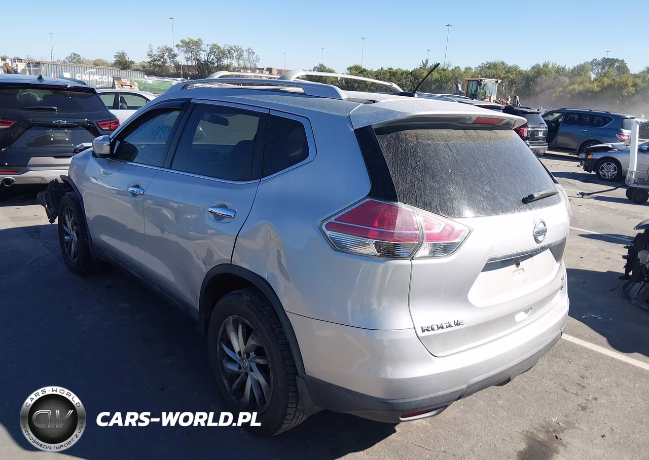 2014 Nissan Rogue S-Sl-Sv VIN:5N1AT2MV3EC852244 - 3