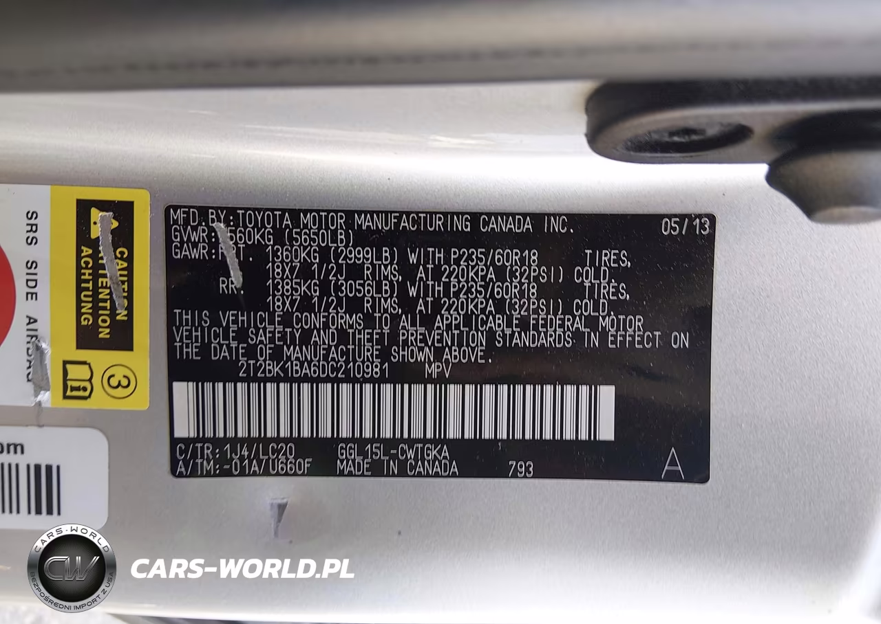 2013 Lexus Rx 350 VIN:2T2BK1BA6DC210981 - 9