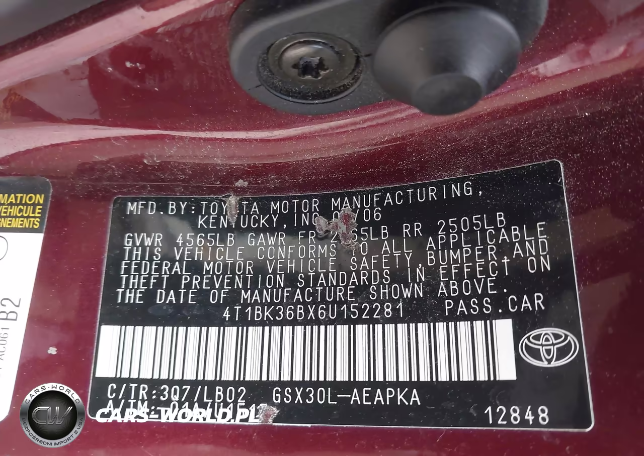 2006 Toyota Avalon Limited VIN:4T1BK36BX6U152281 - 9