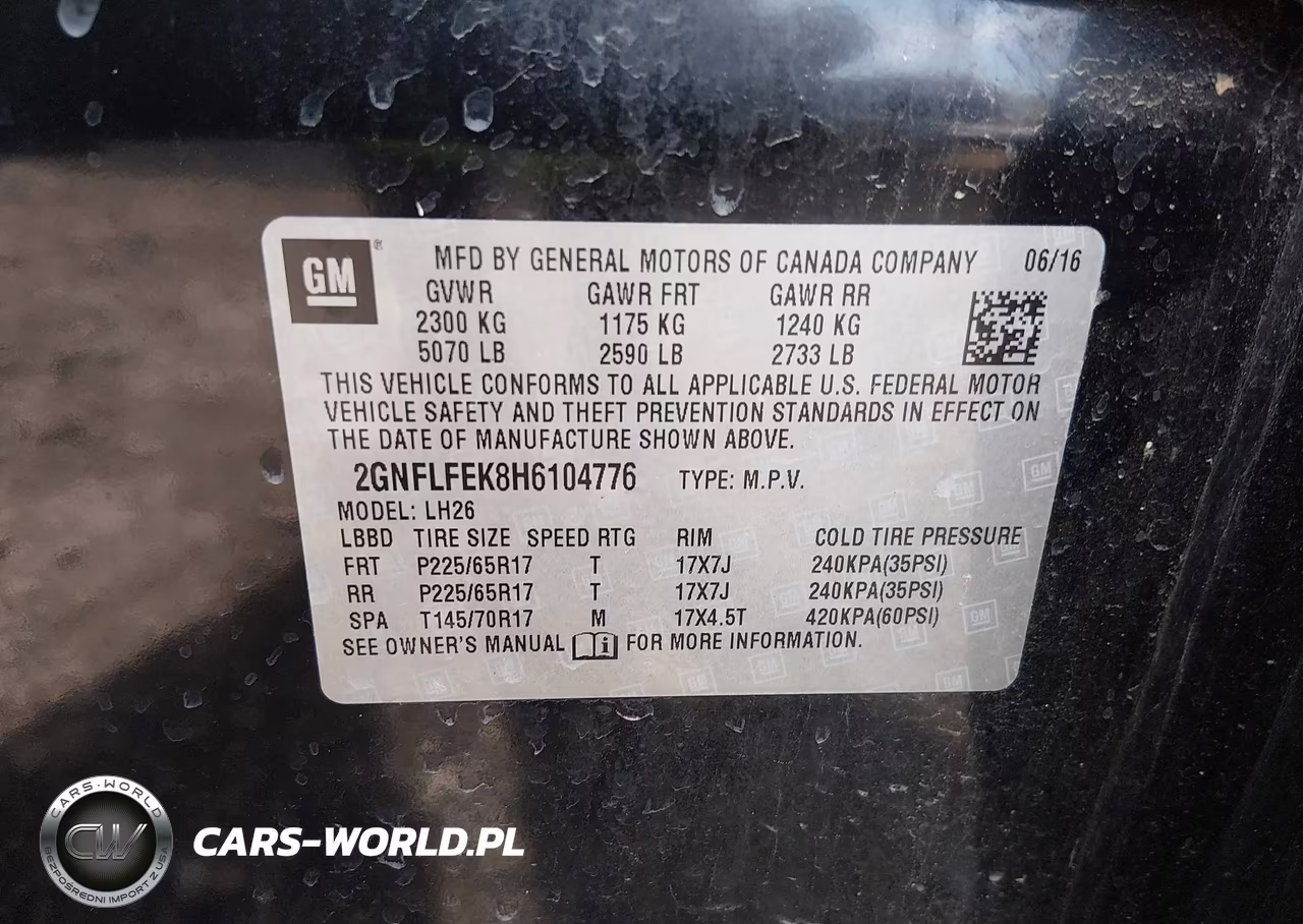 2017 Chevrolet Equinox Lt VIN:2GNFLFEK8H6104776 - 9