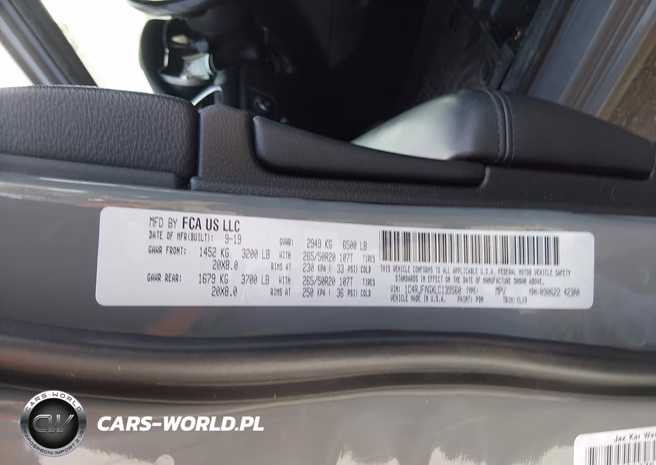 2020 Jeep Grand Cherokee Altitude 4X4 VIN:1C4RJFAGXLC139560 - 9
