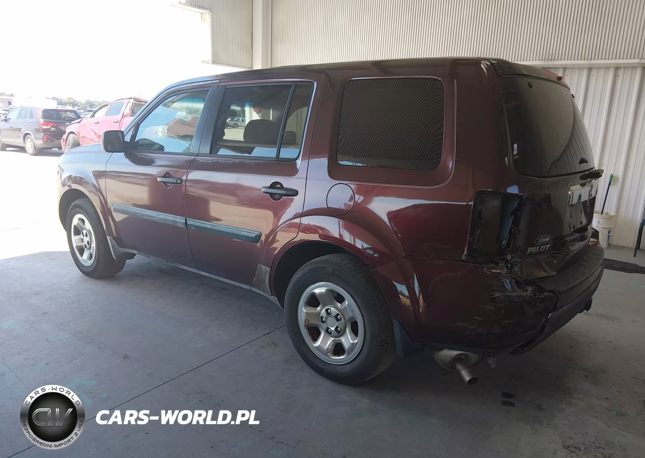 2009 Honda Pilot Lx VIN:5FNYF38289B006104 - 3