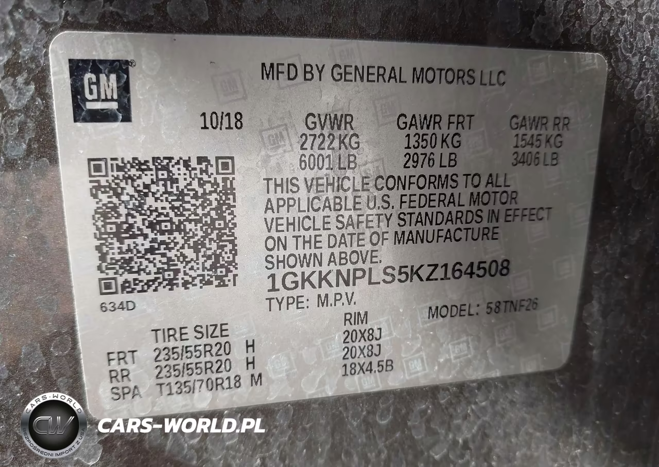 2019 GMC Acadia Denali VIN:1GKKNPLS5KZ164508 - 9