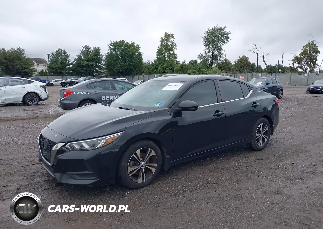 2020 Nissan Sentra Sv Xtronic Cvt VIN:3N1AB8CV8LY256954 - 2