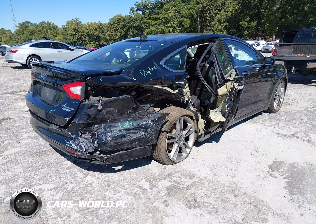 2016 Ford Fusion Titanium VIN:3FA6P0K96GR351822 - 4