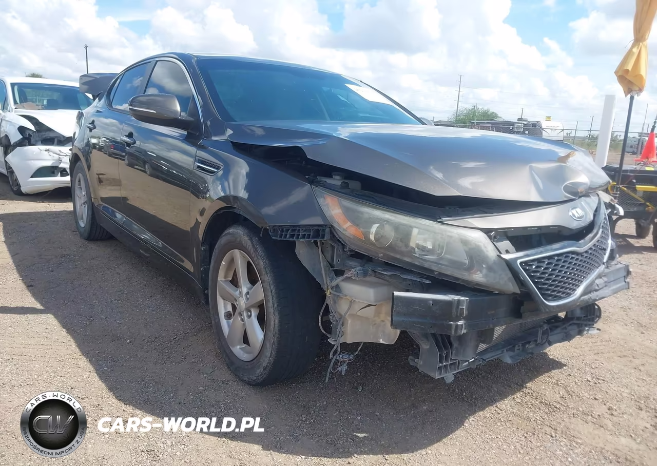 2014 Kia Optima Lx VIN:5XXGM4A71EG329799 - 1