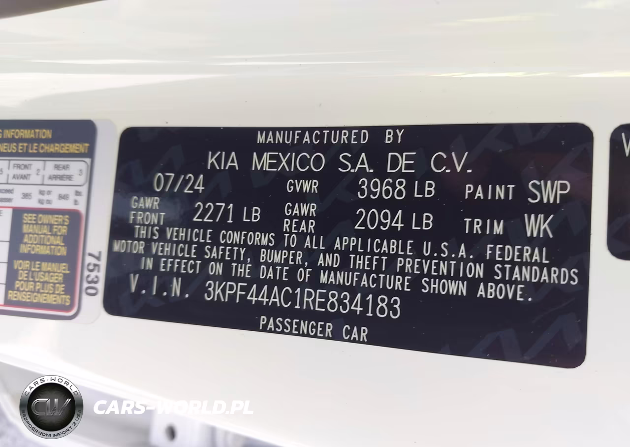 2024 Kia Forte Gt VIN:3KPF44AC1RE834183 - 9