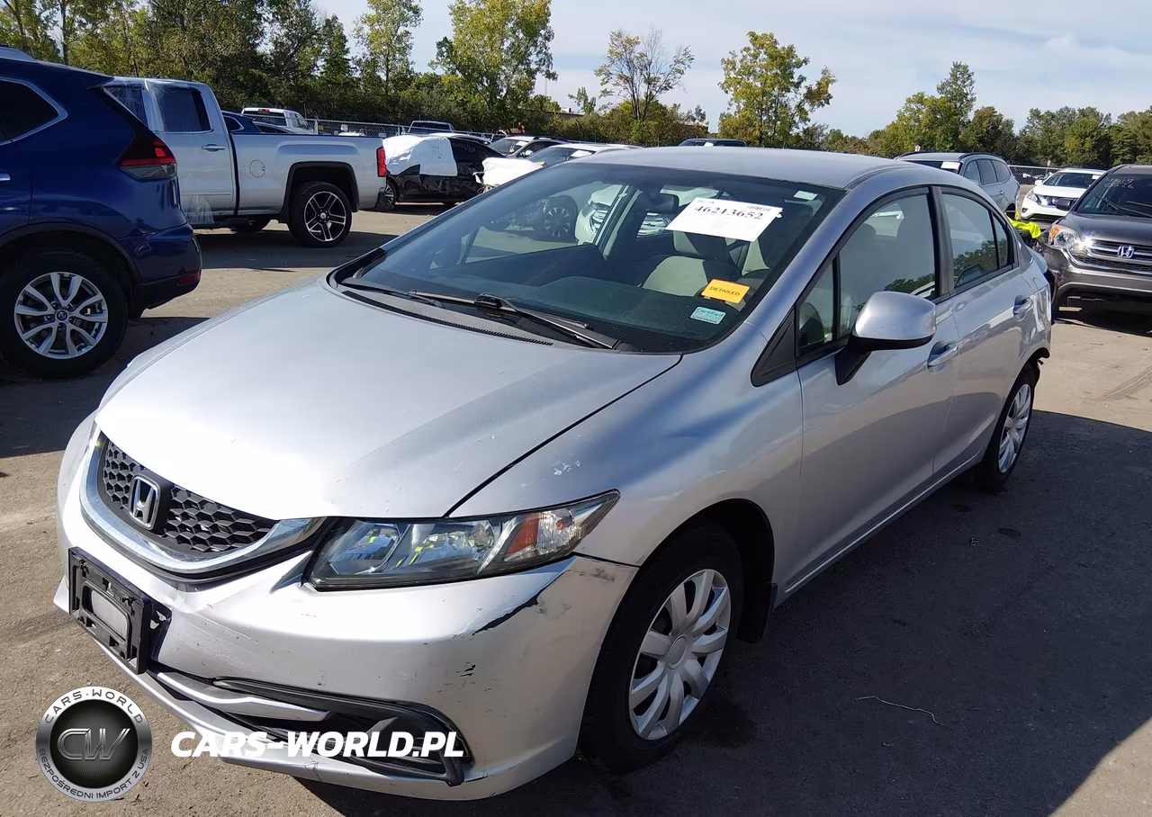 2013 Honda Civic Lx VIN:19XFB2F59DE040724 - 2
