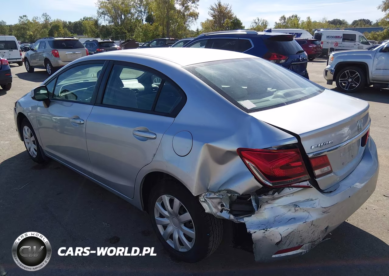 2013 Honda Civic Lx VIN:19XFB2F59DE040724 - 3