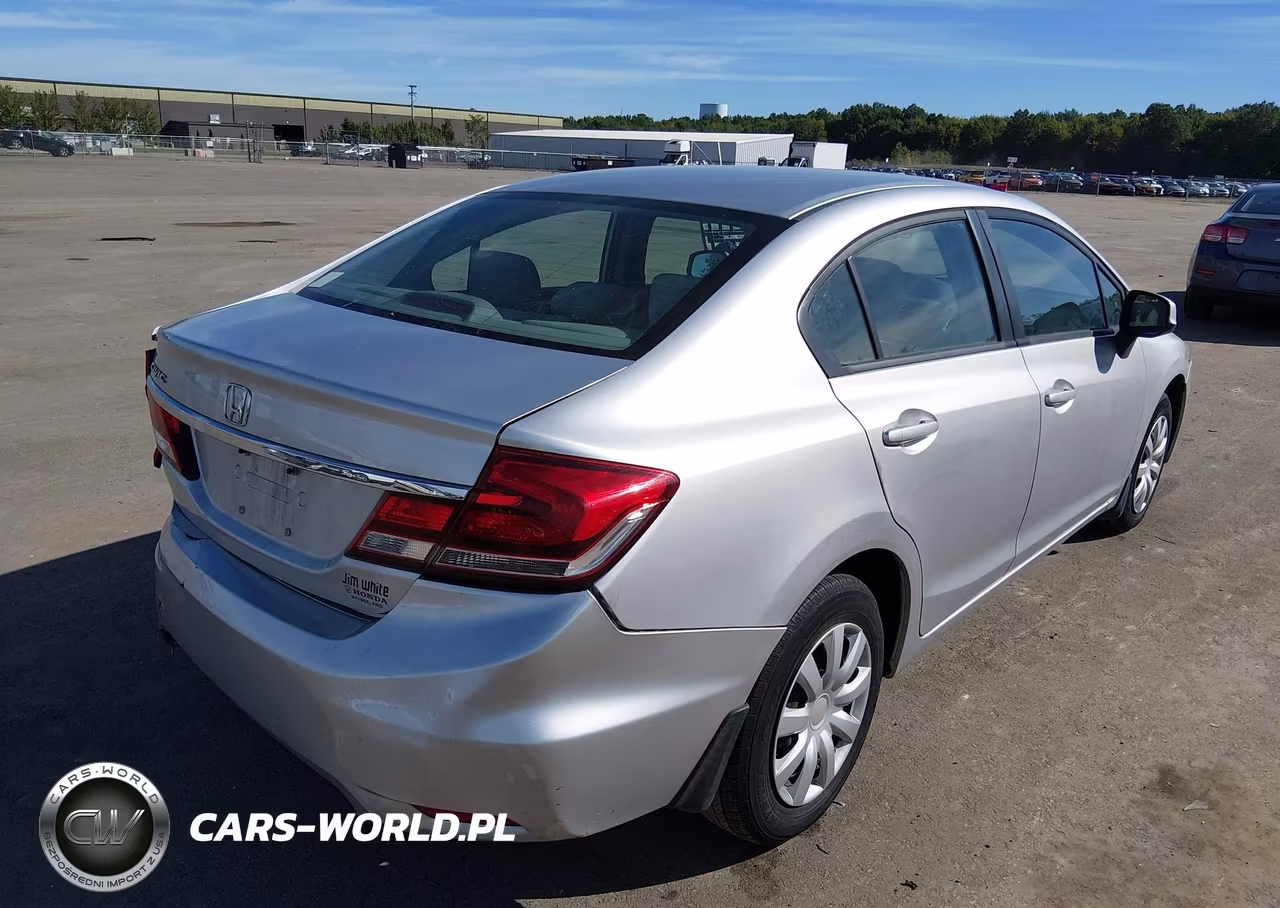 2013 Honda Civic Lx VIN:19XFB2F59DE040724 - 4