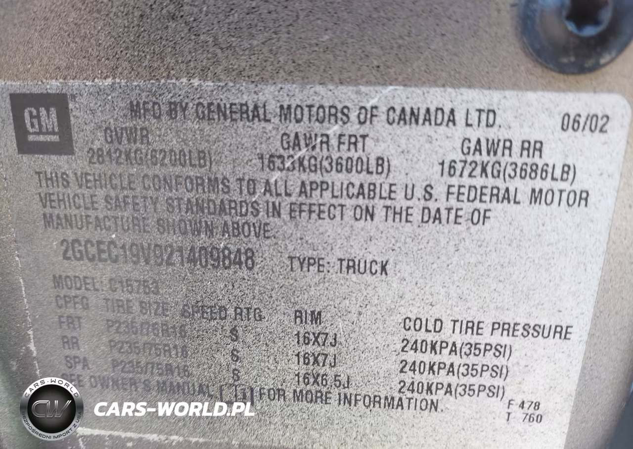 2002 Chevrolet Silverado 1500 Ls VIN:2GCEC19V921409848 - 9
