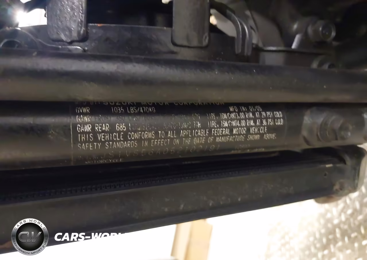 2005 Suzuki M50 Bk5 VIN:JS1VS56A052102191 - 10