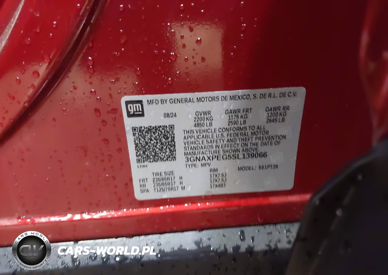 2025 Chevrolet Equinox Awd Lt VIN:3GNAXPEG5SL139066 - 9