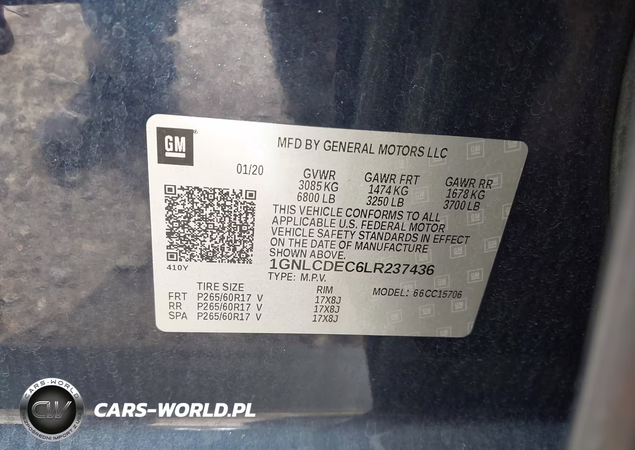 2020 Chevrolet Tahoe 2Wd Commercial Fleet VIN:1GNLCDEC6LR237436 - 9