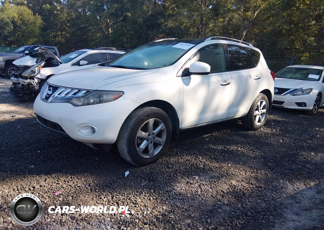 2010 Nissan Murano Sl VIN:JN8AZ1MW2AW128953 - 2