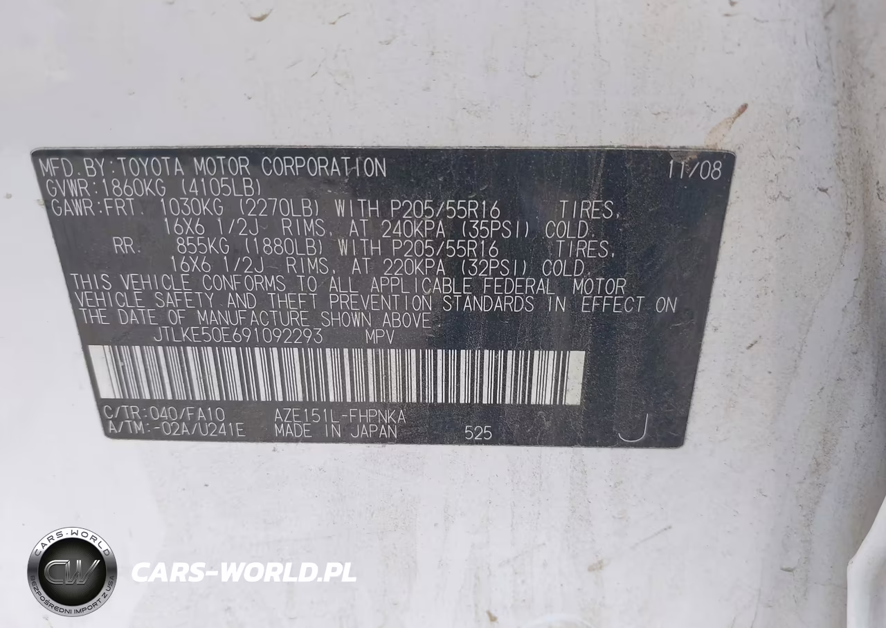 2009 Scion Xb VIN:JTLKE50E691092293 - 9