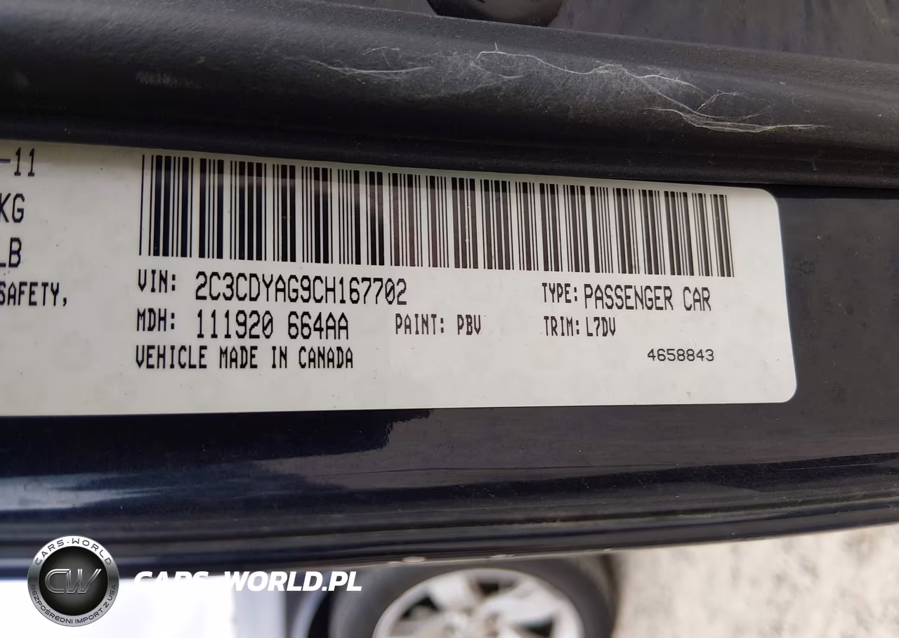 2012 Dodge Challenger Sxt VIN:2C3CDYAG9CH167702 - 9