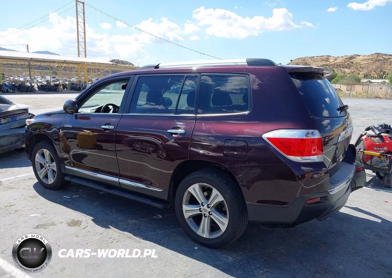 2012 Toyota Highlander Limited V6 VIN:5TDYK3EH4CS066419 - 3