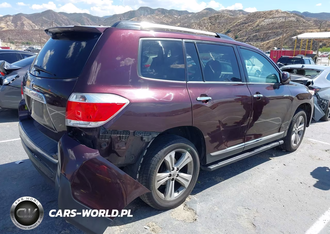 2012 Toyota Highlander Limited V6 VIN:5TDYK3EH4CS066419 - 4