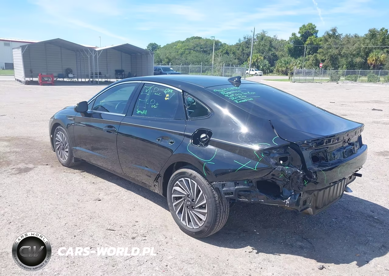 2025 Hyundai Sonata Hybrid Sel VIN:KMHL34JJ7SA128330 - 3