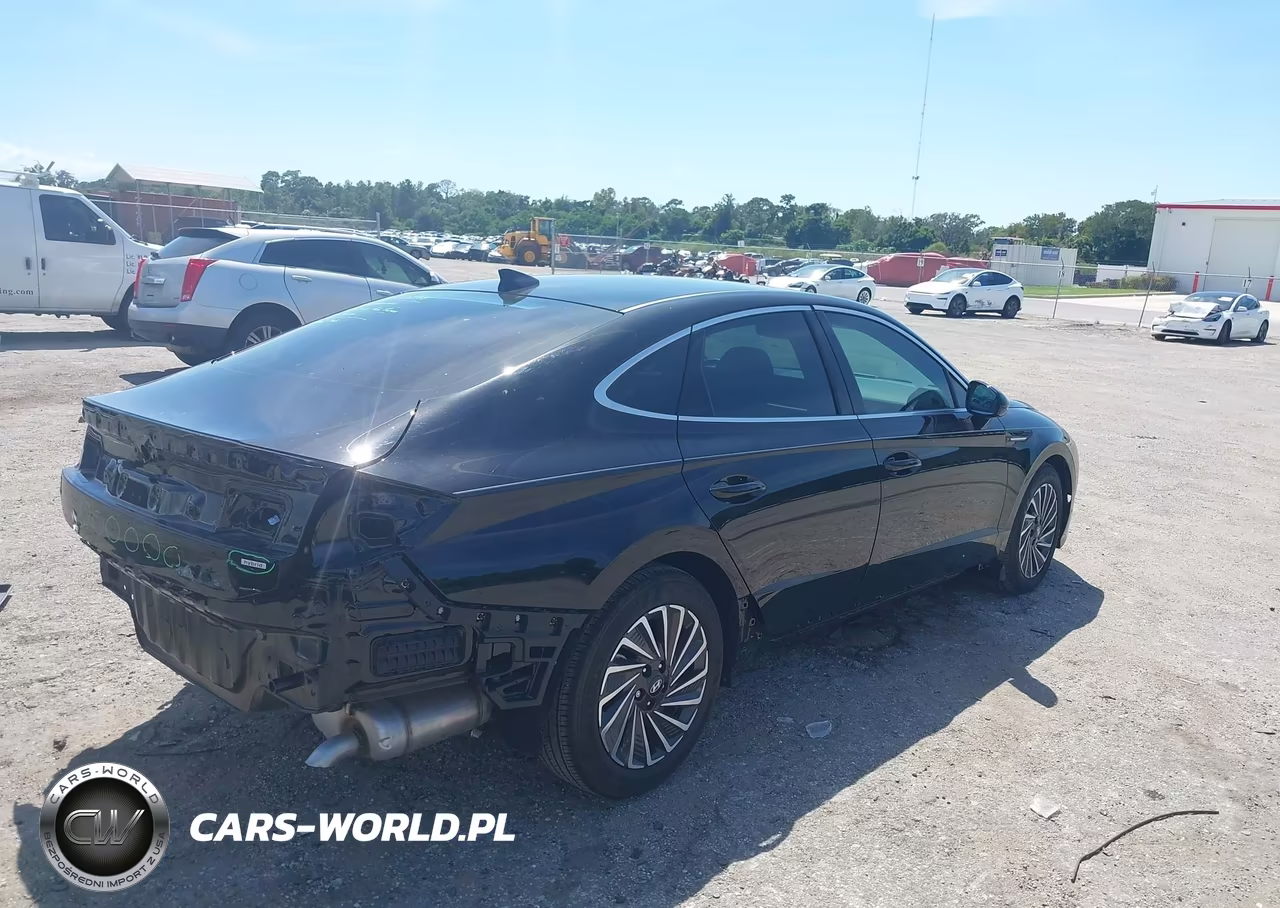 2025 Hyundai Sonata Hybrid Sel VIN:KMHL34JJ7SA128330 - 4