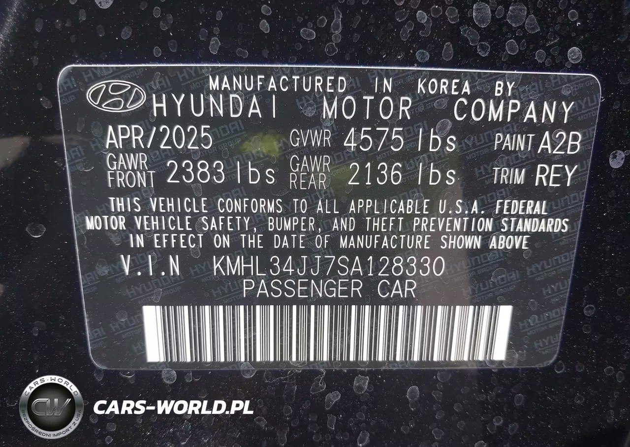 2025 Hyundai Sonata Hybrid Sel VIN:KMHL34JJ7SA128330 - 9