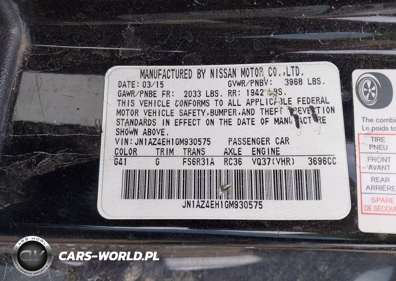 2016 Nissan 370Z VIN:JN1AZ4EH1GM930575 - 9