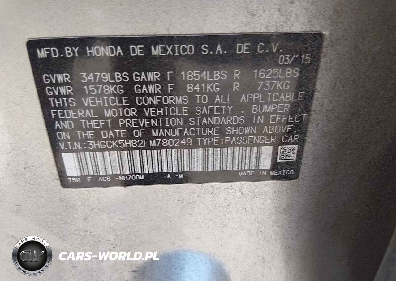 2015 Honda Fit Ex-Ex-L VIN:3HGGK5H82FM780249 - 9