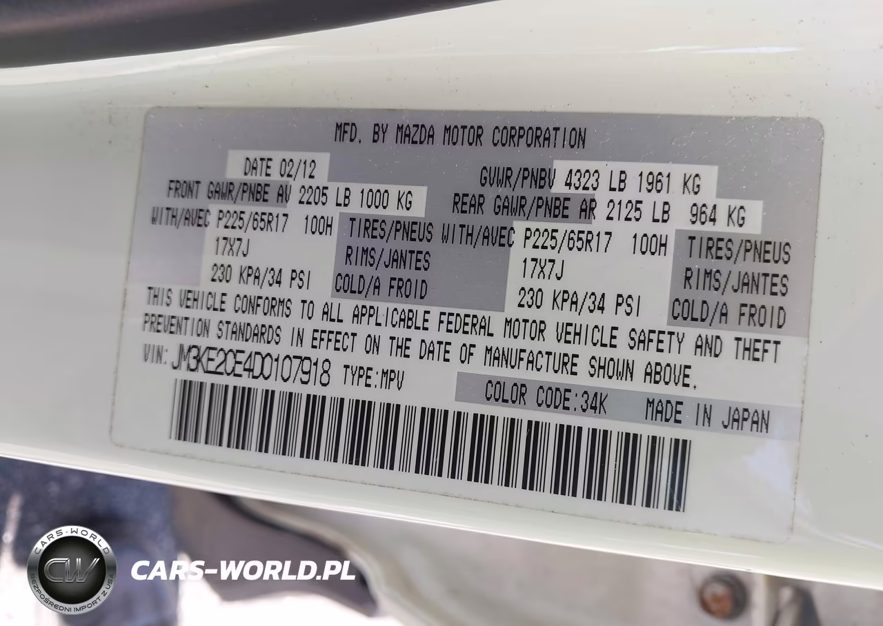 2013 Mazda Cx-5 Touring VIN:JM3KE2CE4D0107918 - 9