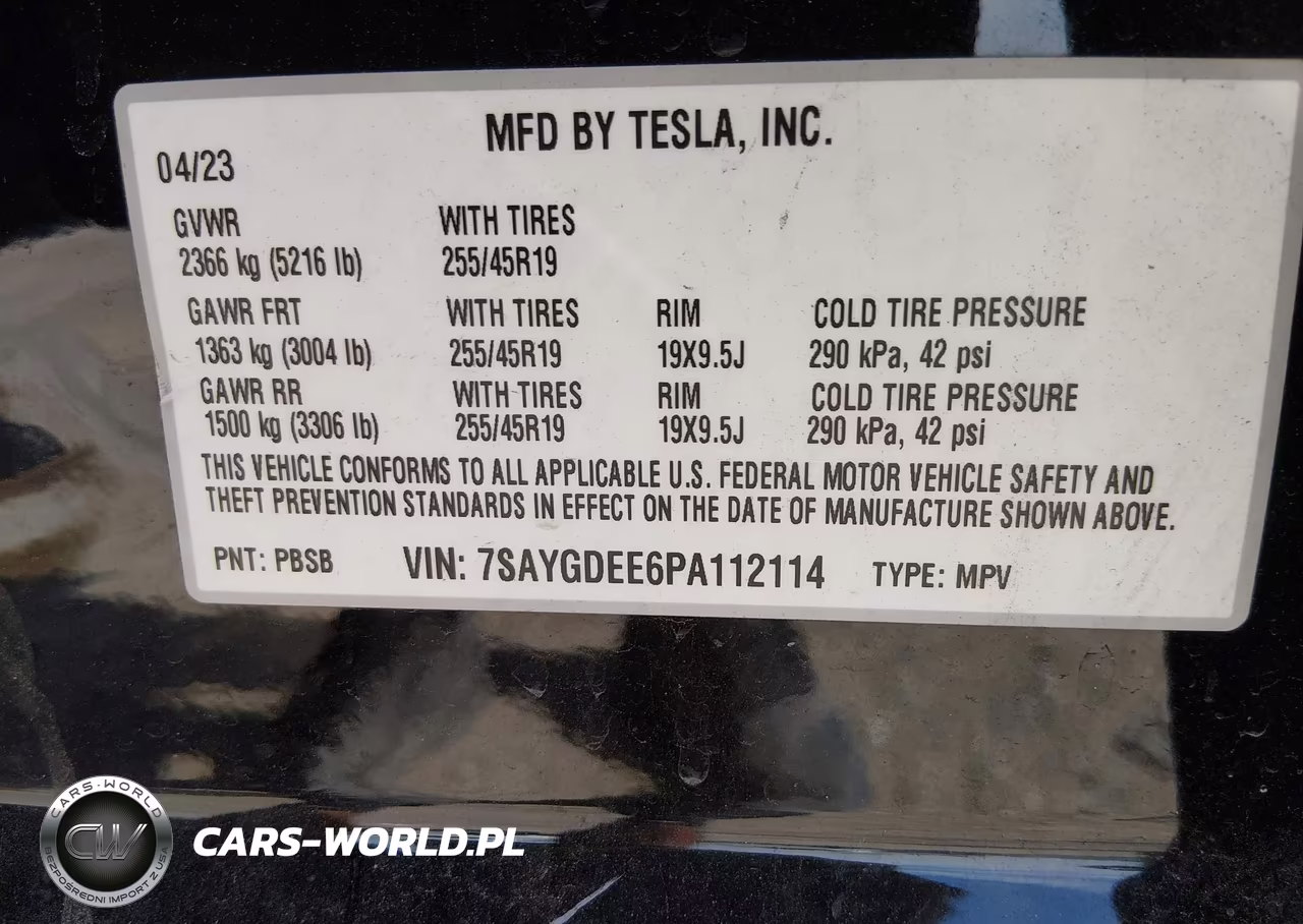 2023 Tesla Model Y Awd-Long Range Dual Motor All-Wheel Drive VIN:7SAYGDEE6PA112114 - 8