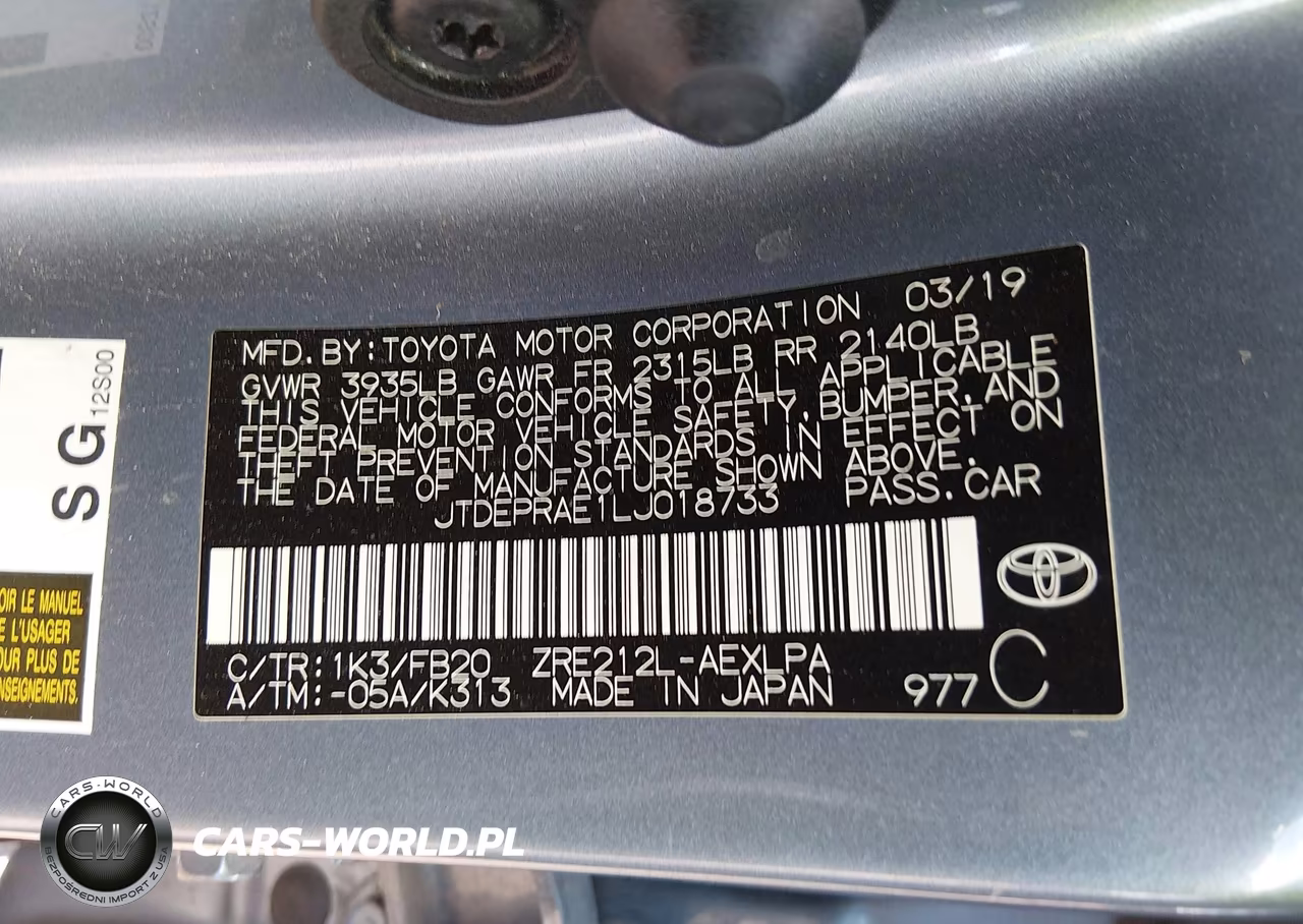 2020 Toyota Corolla Le VIN:JTDEPRAE1LJ018733 - 9
