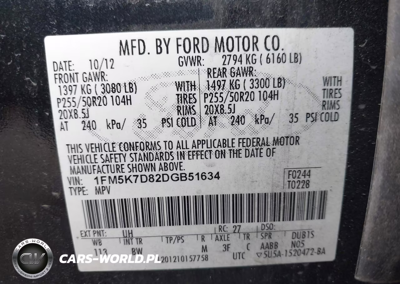2013 Ford Explorer Xlt VIN:1FM5K7D82DGB51634 - 9