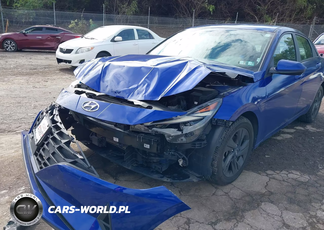 2021 Hyundai Elantra Sel VIN:KMHLS4AG4MU117200 - 2