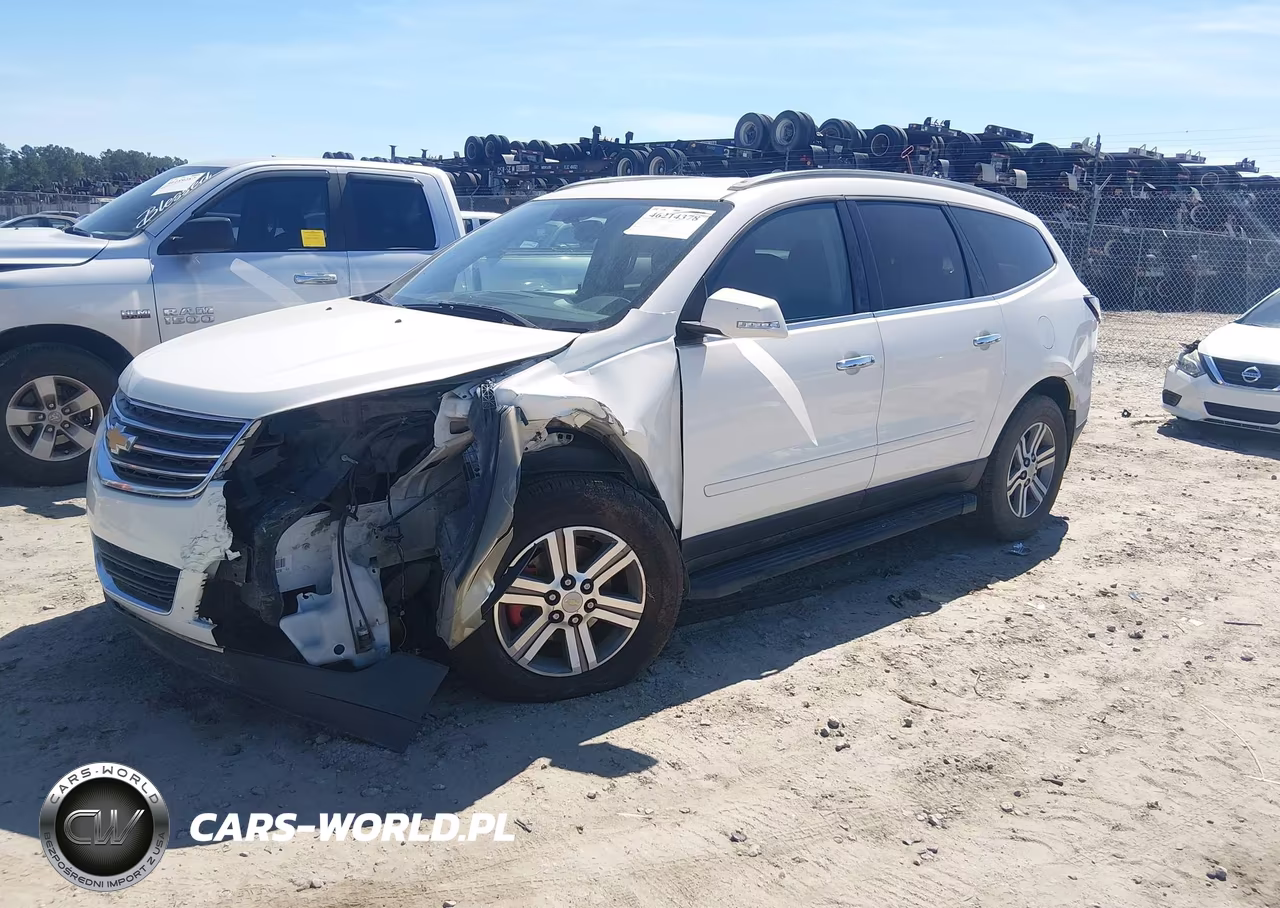 2015 Chevrolet Traverse 2Lt VIN:1GNKRHKD6FJ309611 - 2