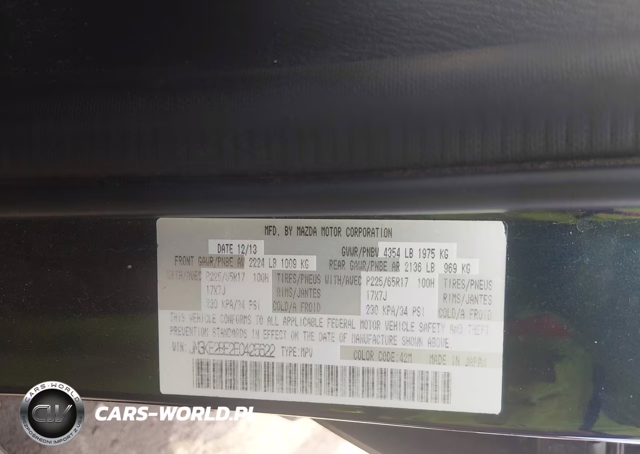 2014 Mazda Cx-5 Sport VIN:JM3KE2BE2E0425622 - 9