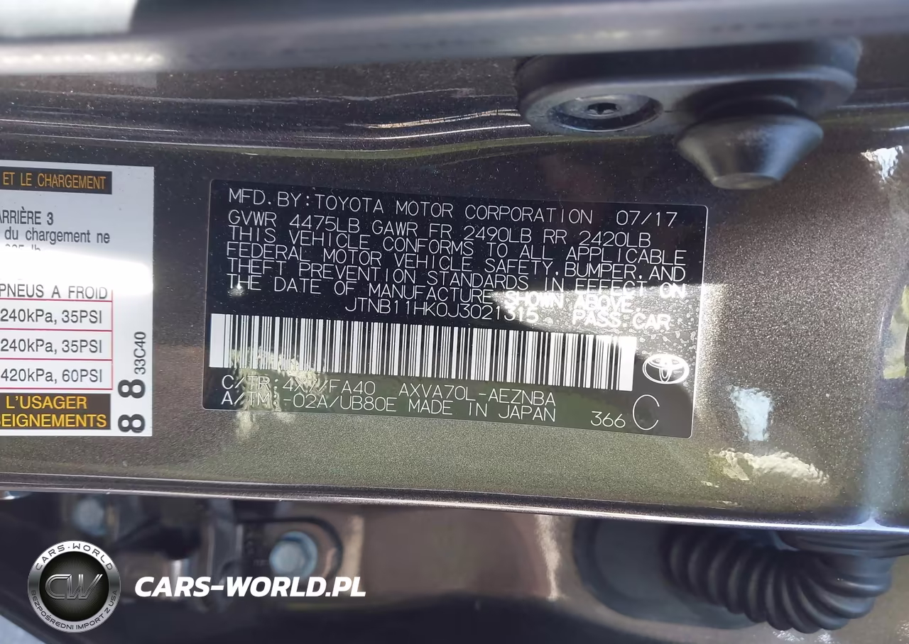 2018 Toyota Camry Le VIN:JTNB11HK0J3021315 - 9