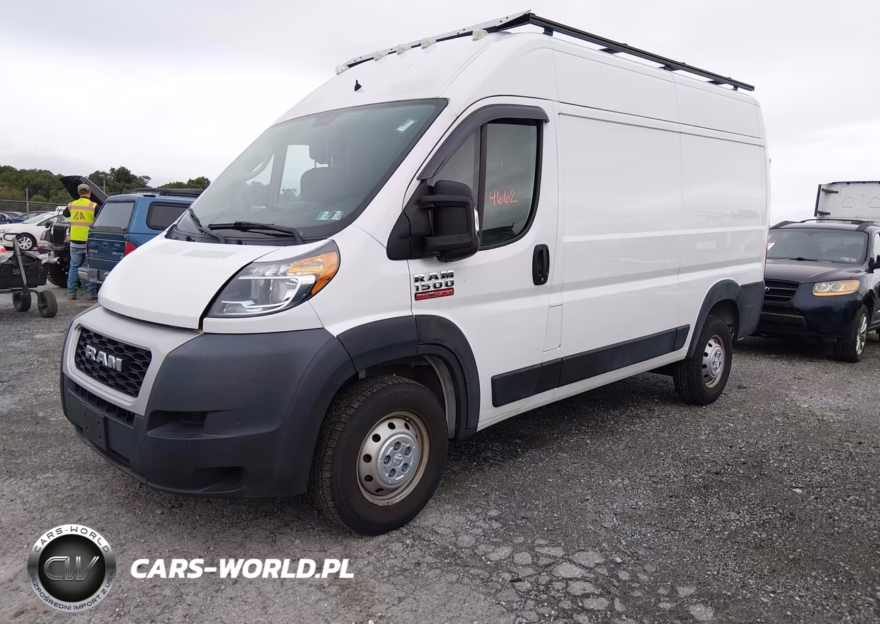 2020 Ram Promaster 1500 High Roof 136 Wb VIN:3C6TRVBGXLE121504 - 2