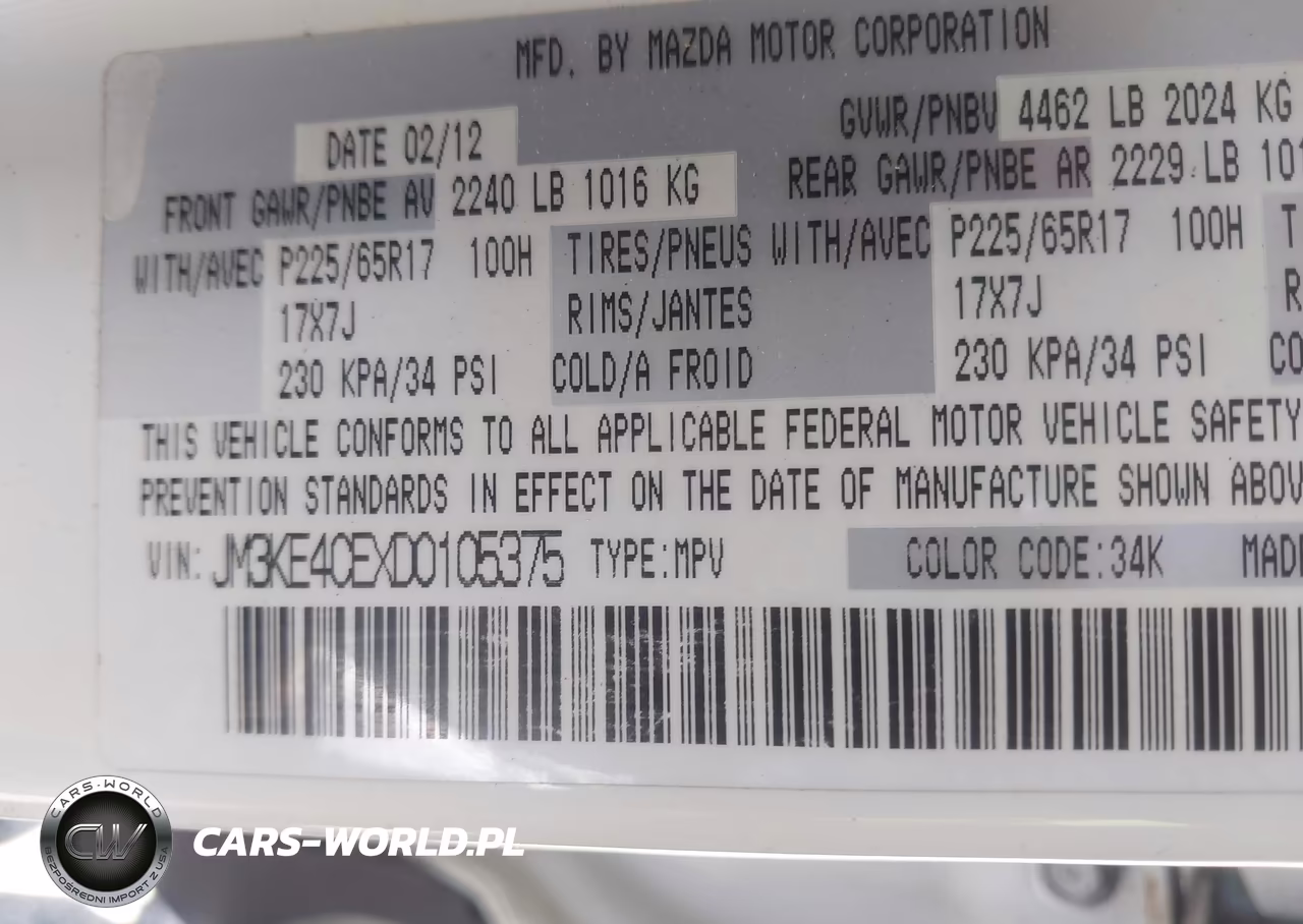 2013 Mazda Cx-5 Touring VIN:JM3KE4CEXD0105375 - 9