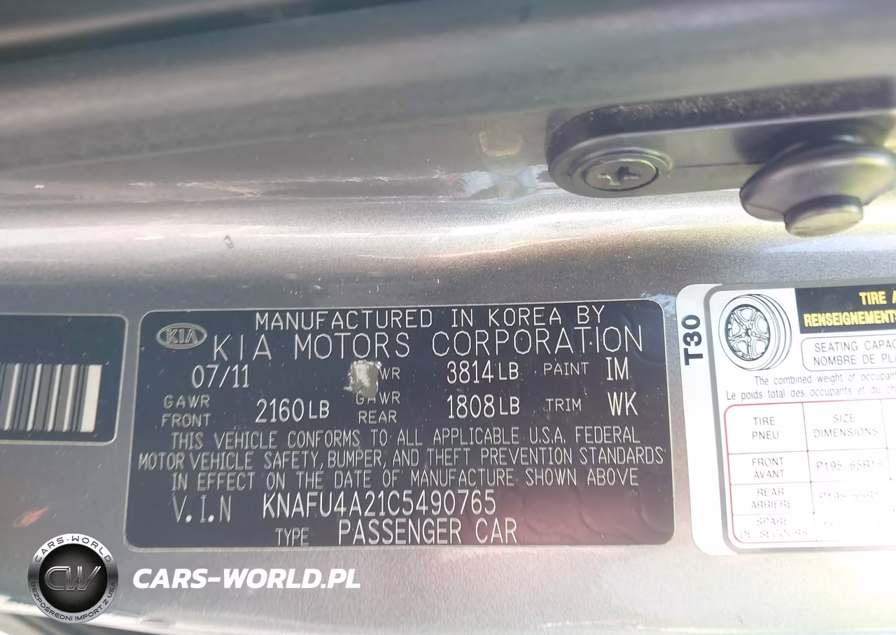 2012 Kia Forte Ex VIN:KNAFU4A21C5490765 - 9