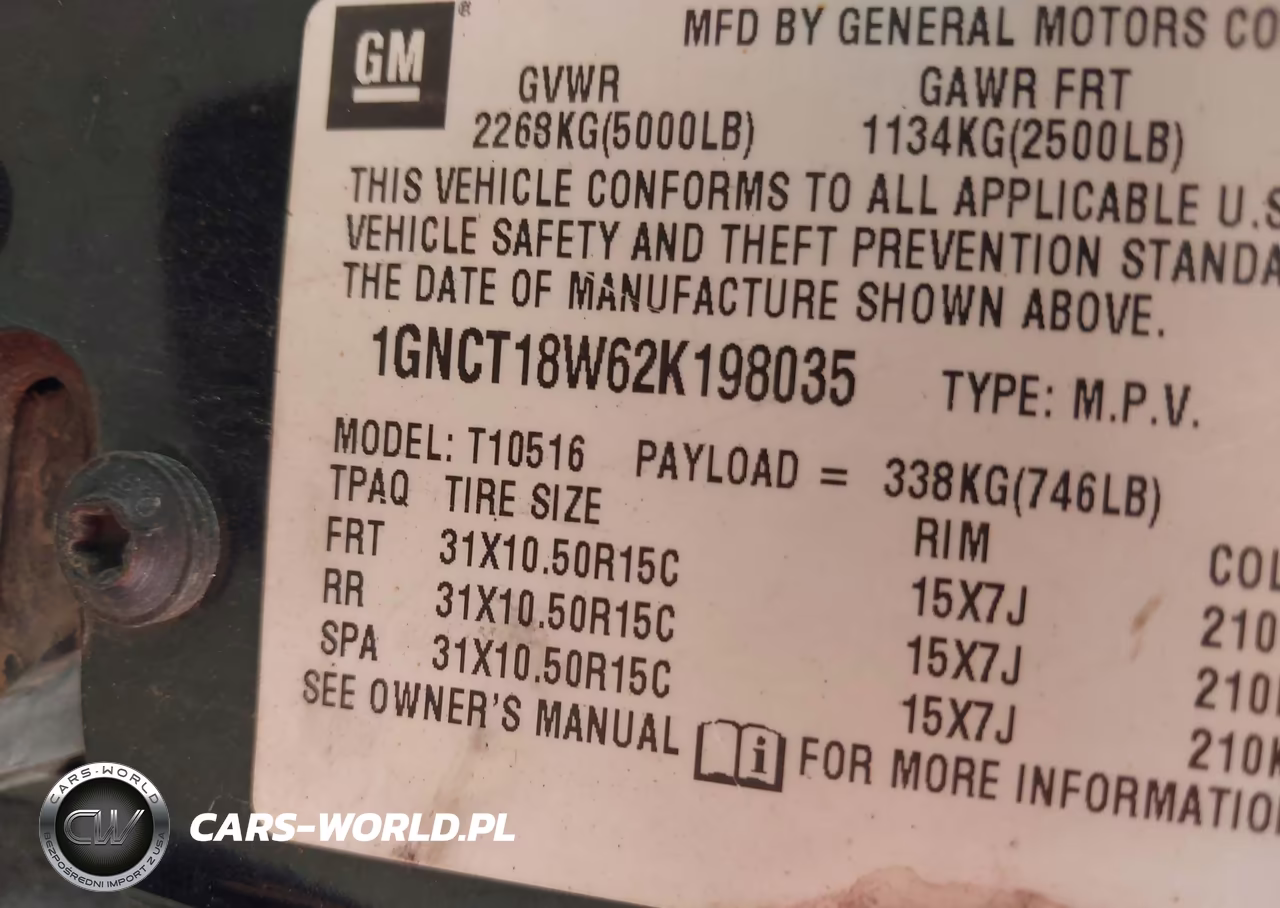 2002 Chevrolet S-10 Ls VIN:1GCDT13W72K185332 - 9