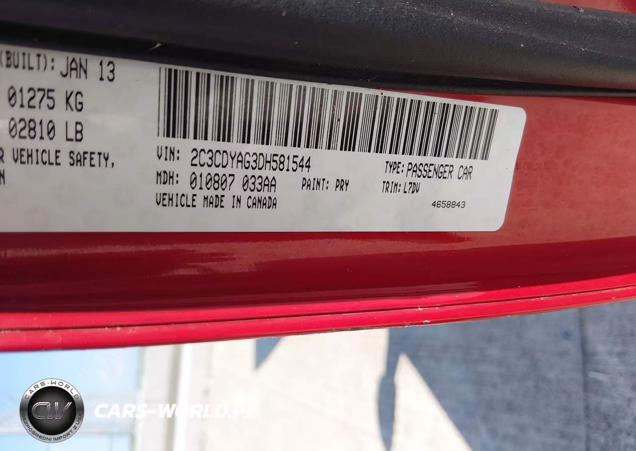 2013 Dodge Challenger Sxt VIN:2C3CDYAG3DH581544 - 9