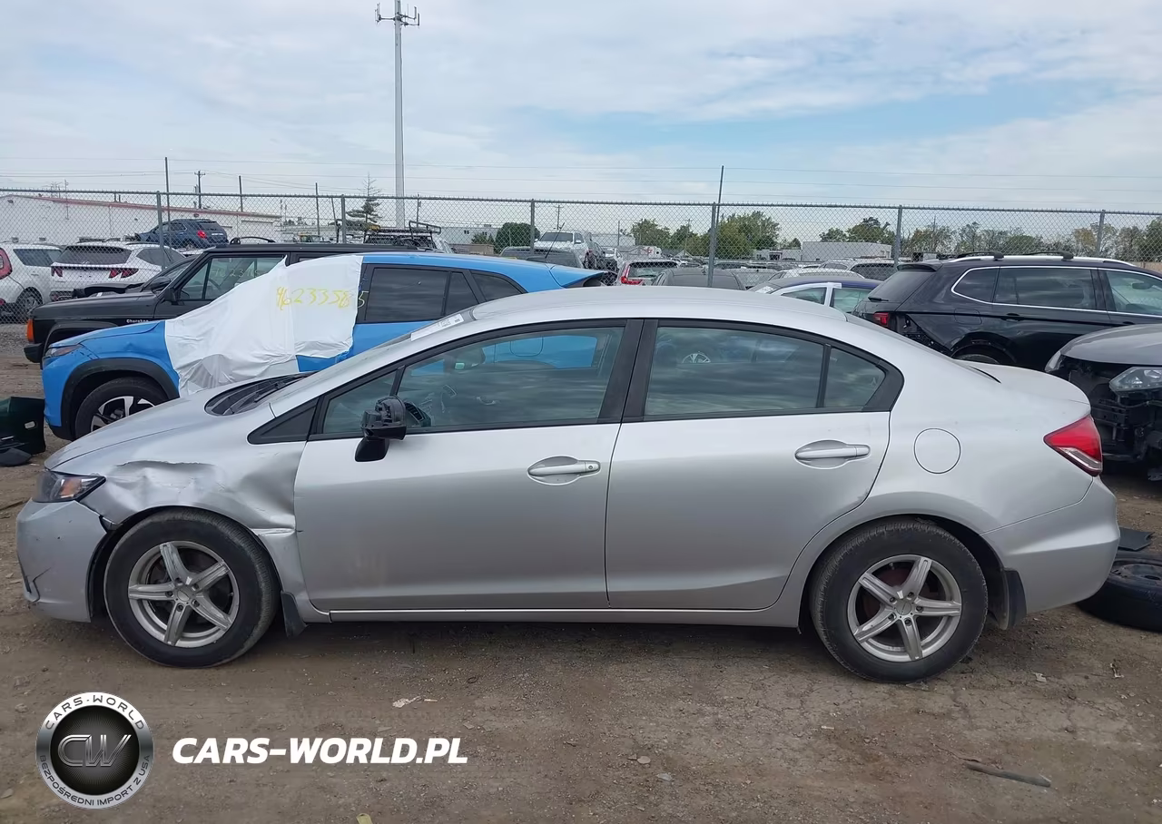 2013 Honda Civic Lx VIN:19XFB2F57DE045792 - 15