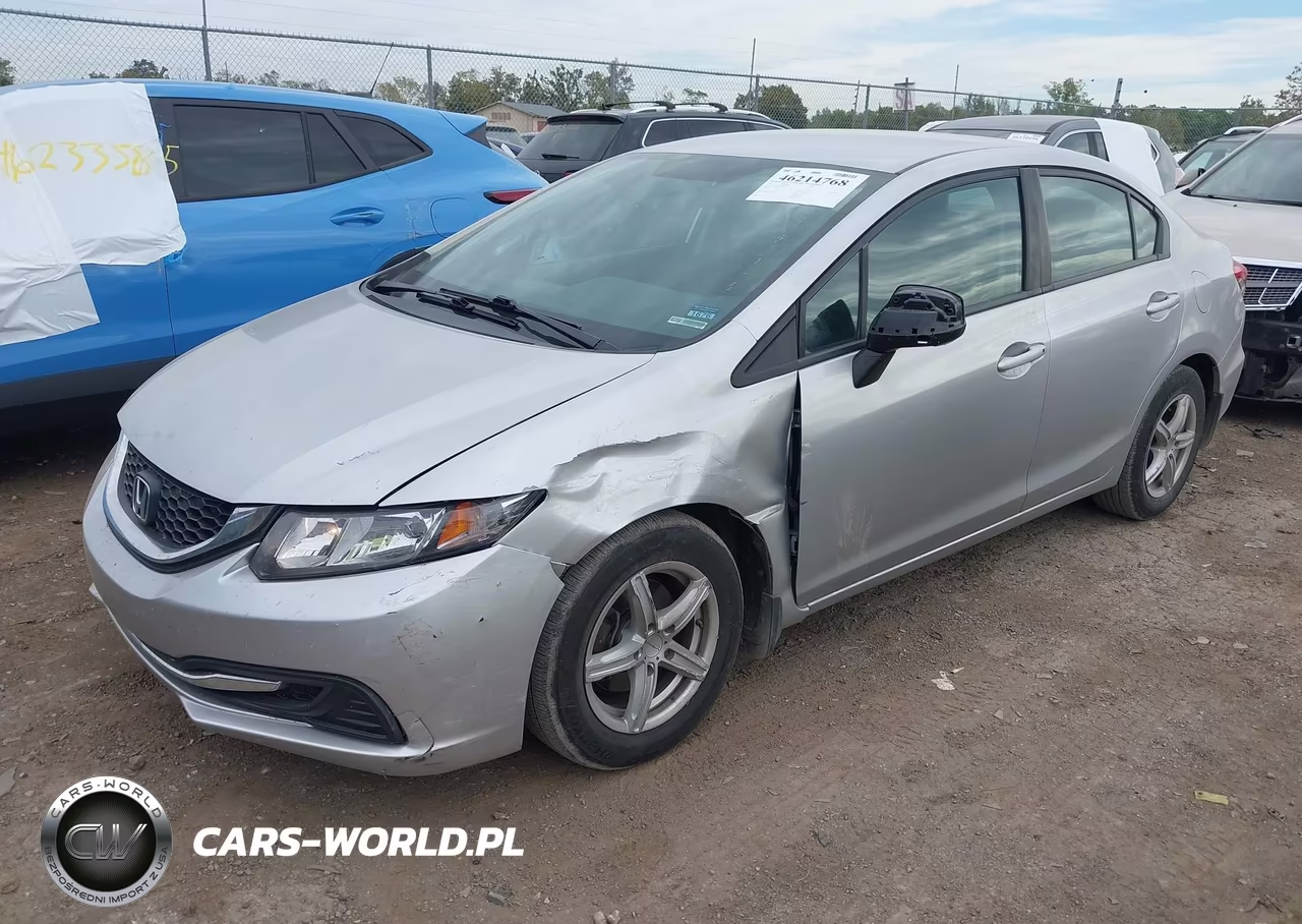 2013 Honda Civic Lx VIN:19XFB2F57DE045792 - 2