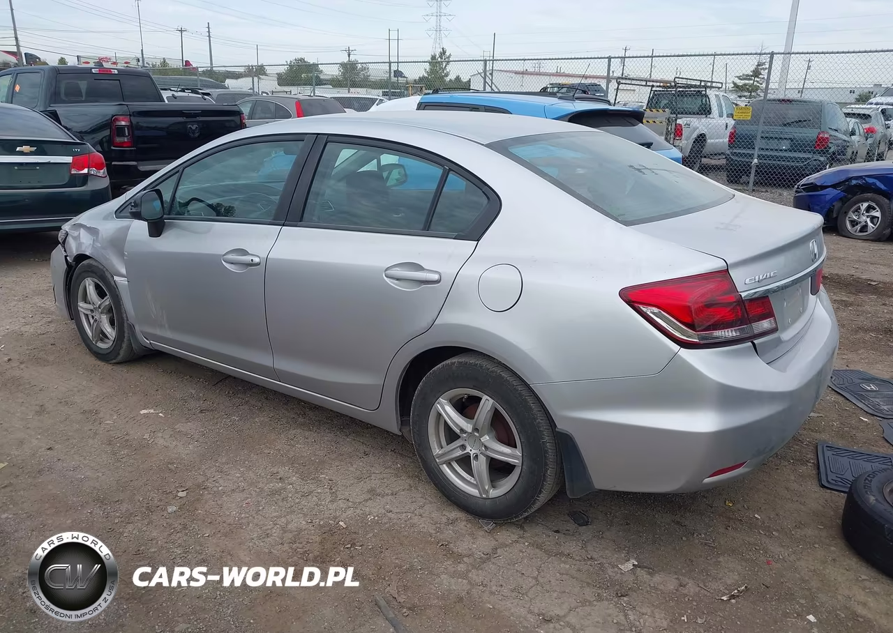2013 Honda Civic Lx VIN:19XFB2F57DE045792 - 3
