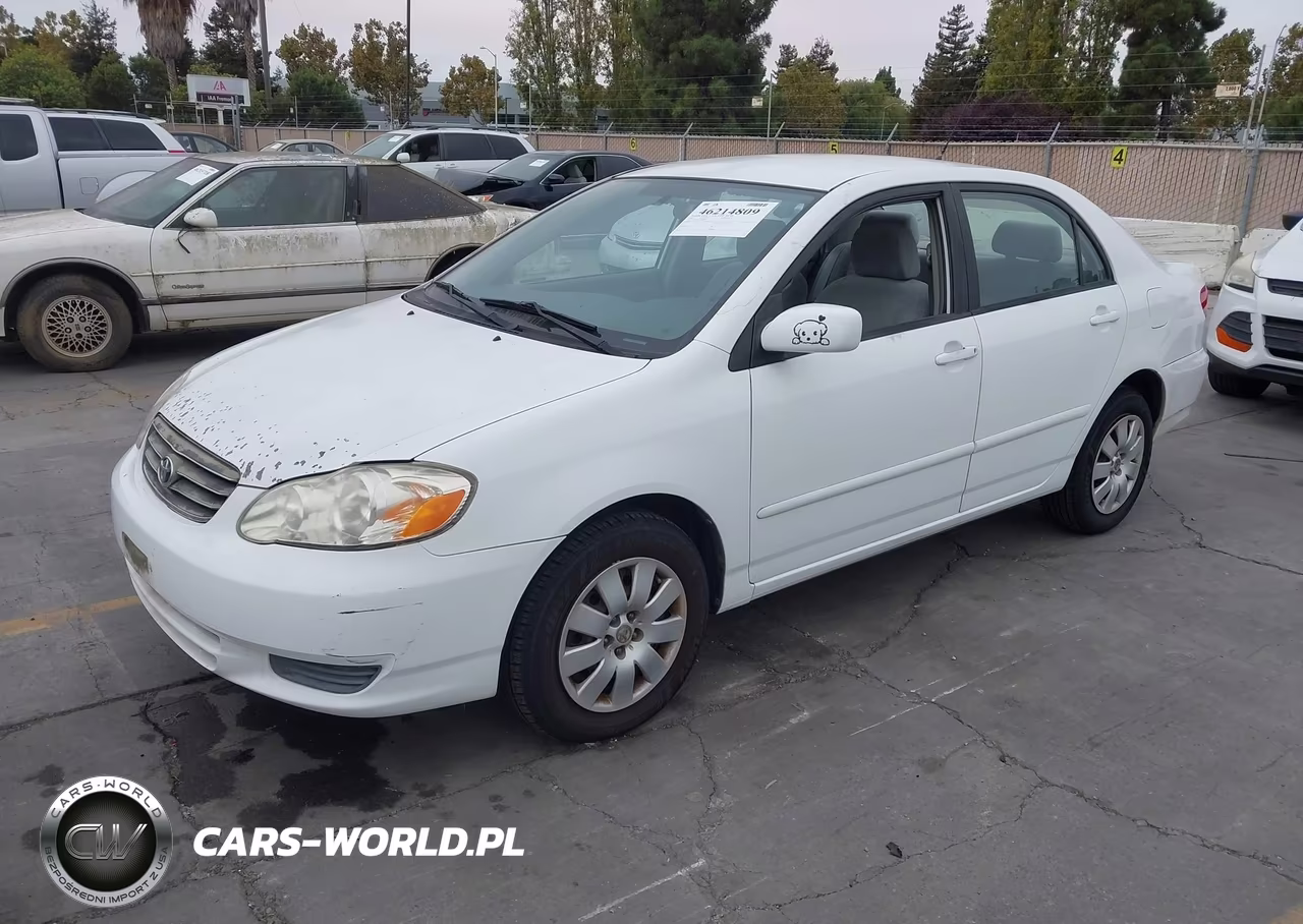 2003 Toyota Corolla Le VIN:1NXBR32E33Z038890 - 2